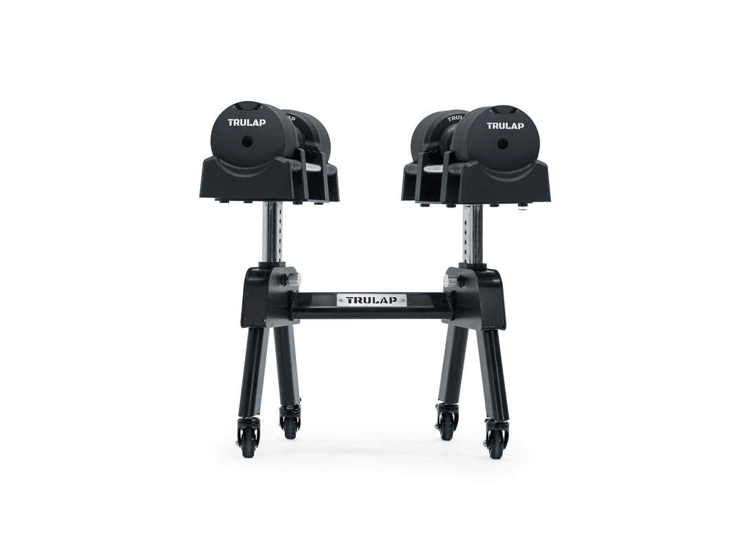 Trulap 8592 G4 Black Dumbbells + G3 Rack
