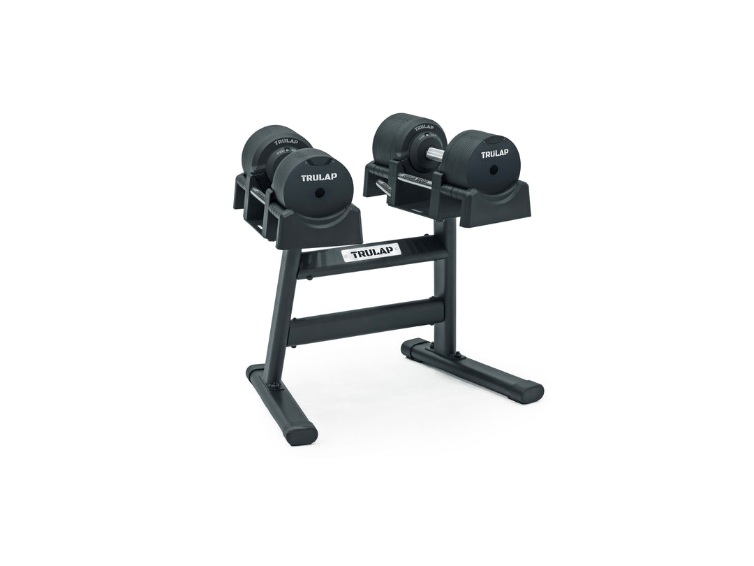 Trulap 8592 G4 Black Dumbbells + G2 Rack